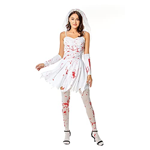 Zombie nurse costume detail