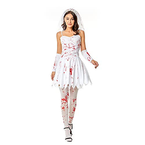 Bloody zombie nurse costume